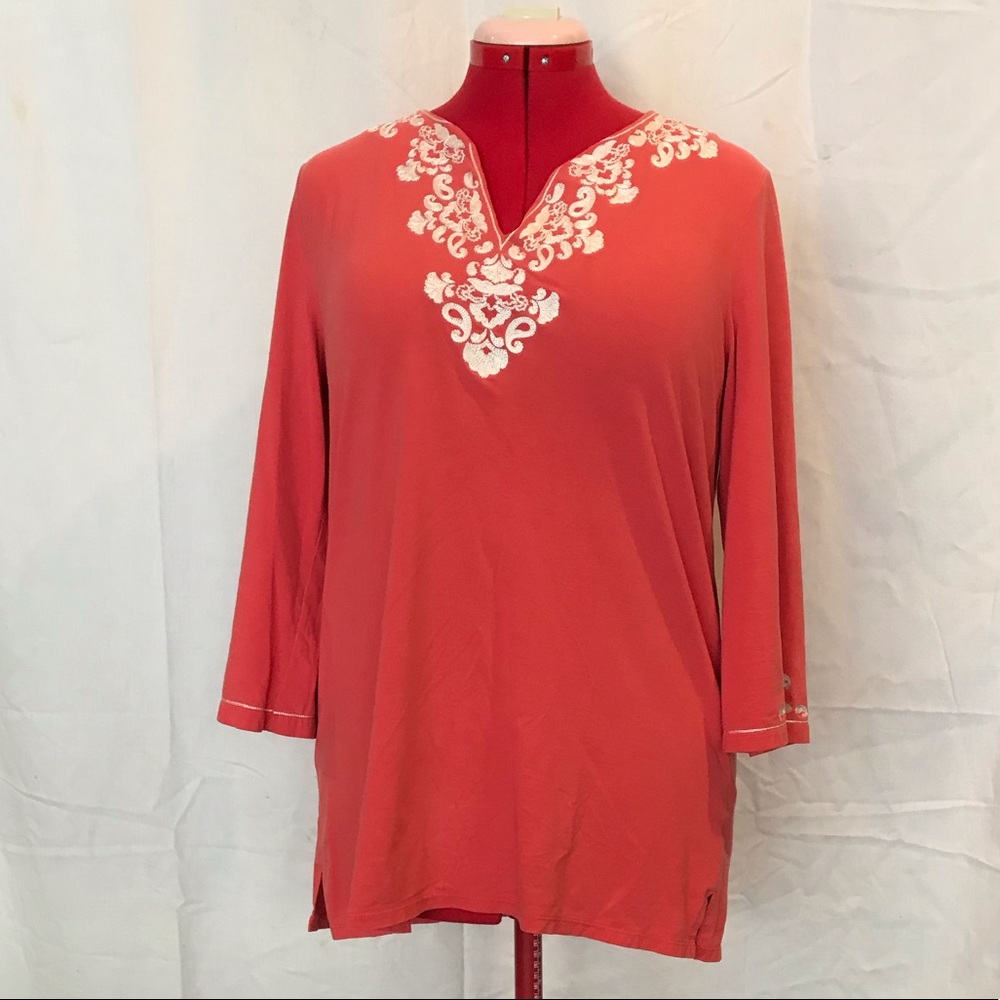 3/4 sleeve tunic